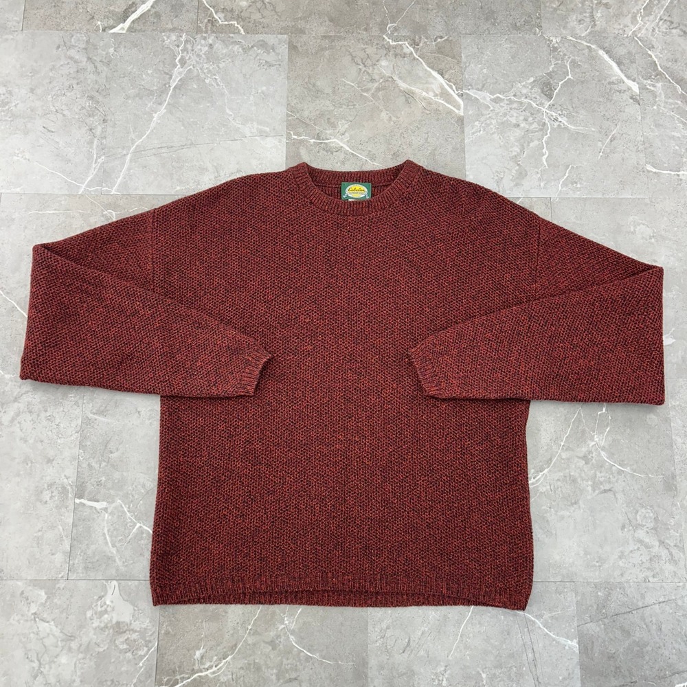 Vintage Cabelas Knit Sweater Mens Large Crewneck Pullover Outdoor‎ Made in USA